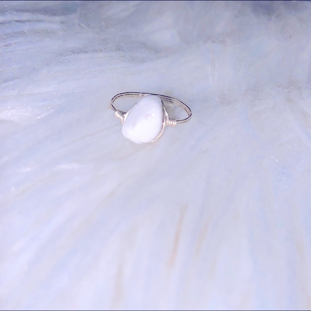 Howlite Gemstone Ring